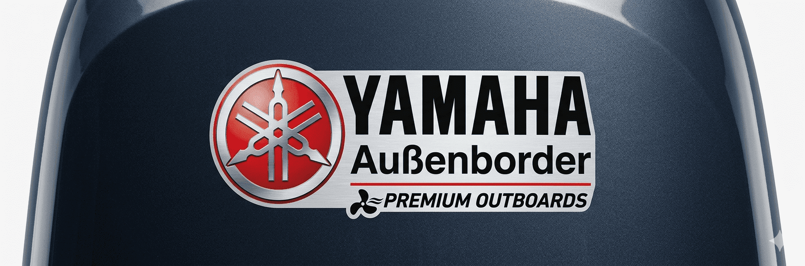 Yamaha Außenborder Logo — offizieller Vertragshändler bei Außenborder DE GmbH